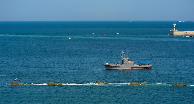 Parada militar em sevastopol crimeaxa