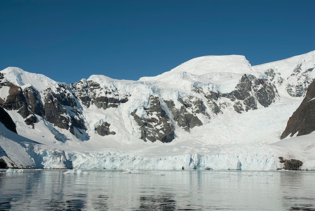 Paradise Bay Gletscher und Berge Antarktische Halbinsel Antarktis