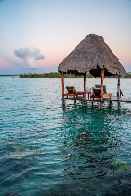 Foto paradise beach resort in bacalar