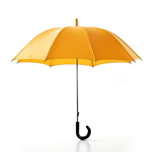 un paraguas amarillo