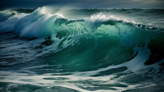 Paraíso à beira-mar com oceano azul