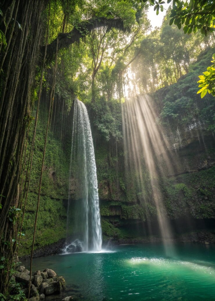 El paraíso de las cascadas ocultas