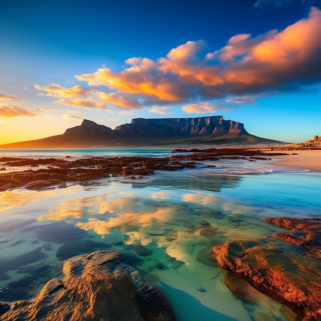 El paraíso costero en Ciudad del Cabo, Sudáfrica