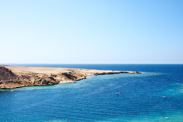 Paraíso da paisagem marítima viagem férias de paisagem marítima e conceito de férias de verão