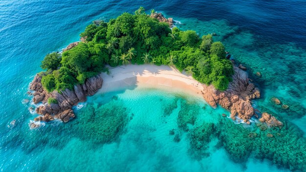 Paraíso de um refúgio acima do tropical