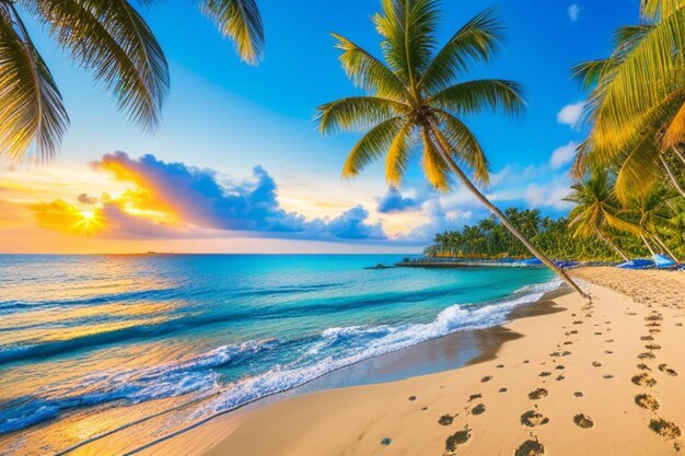 Foto un paraíso junto a la playa