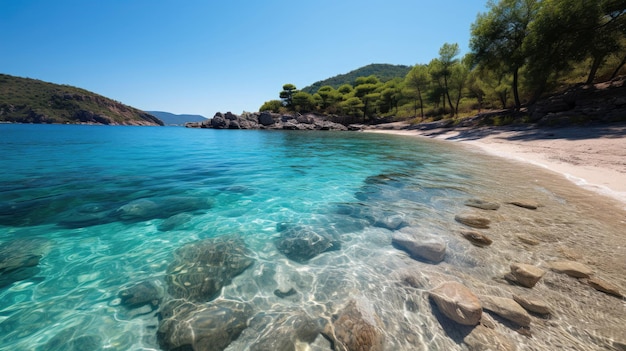 Paraíso de playa turquesa