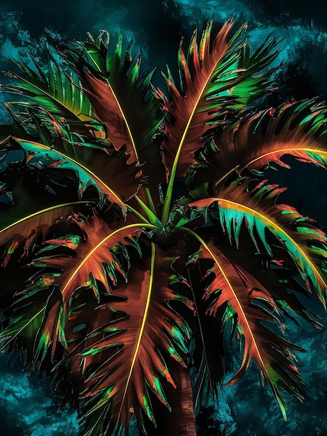 Paraíso tropical Concepto de vacaciones de verano Playa con palmeras y arena