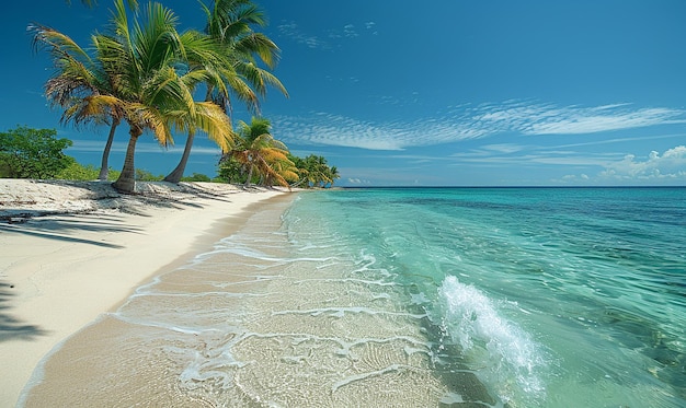 Paraíso Tropical num dia ensolarado