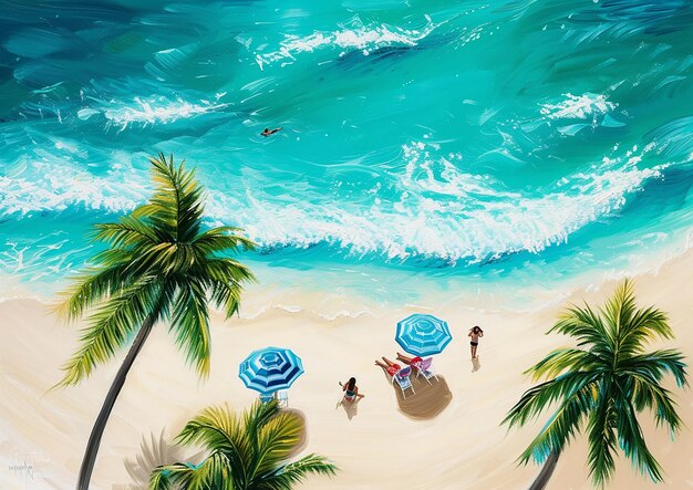Un paraíso tropical con playas de color turquesa bordeadas de palmeras