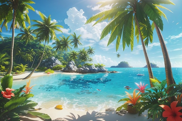 El paraíso tropical de VR