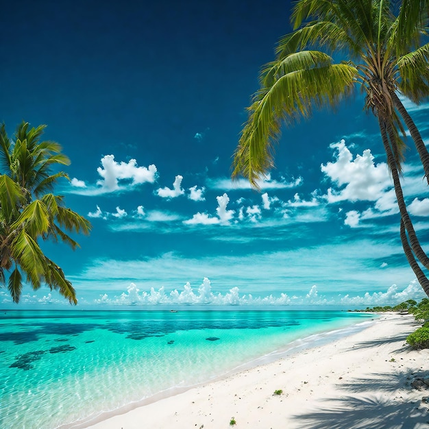 Foto un paraíso tropical