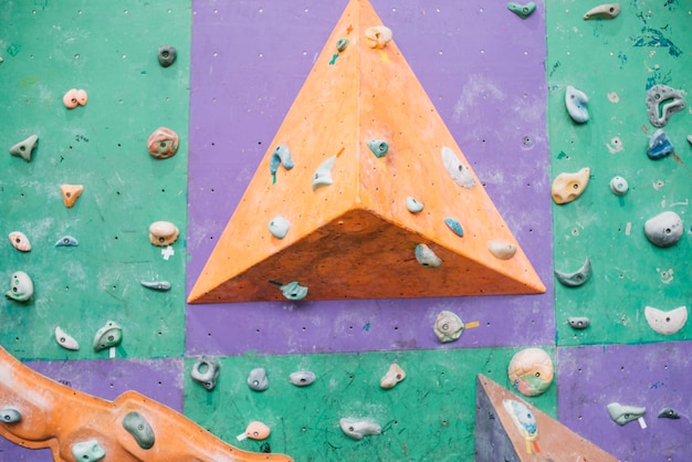 Foto parapeito na parede de escalada