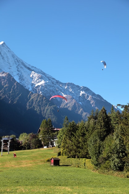 Parapente en Chamonix, Francia