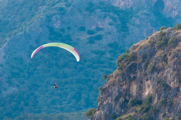 Parapente en el cielo