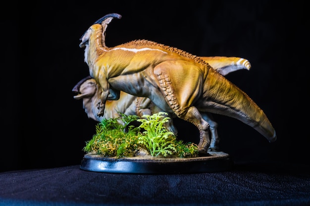 Parasaurolophus Dinosaurier im Dunkeln