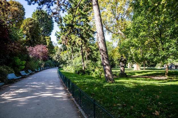 Parc Monceau, Paris, Frankreich