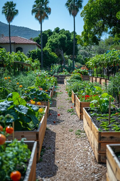 Foto las parcelas de jardín comunitarias cultivan la solidaridad en el negocio de los espacios verdes urbanos