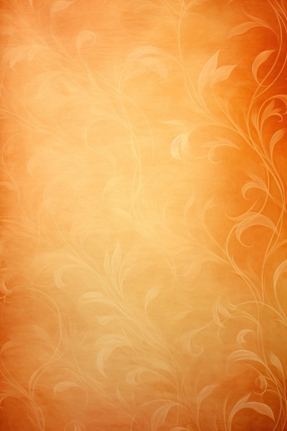 Parchamento de fondo pastel suave naranja con un delgado patrón de fondo de adorno floral apenas perceptible ar 23 v 52 ID de trabajo 8b060b83d2244eb8926f067721050078