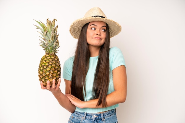 Parecendo desesperado frustrado e estressado