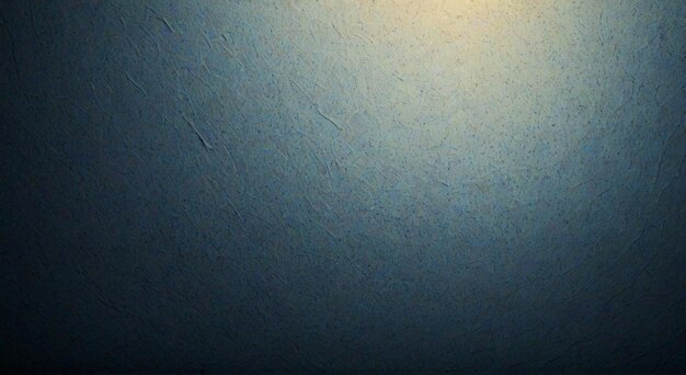 una pared azul con una luz brillando sobre ella
