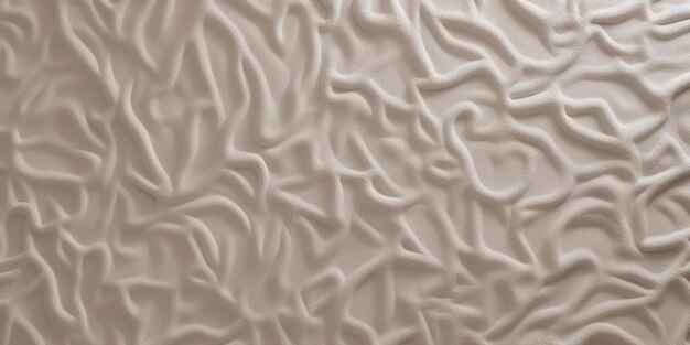Una pared blanca con un patrón de patrones cerebrales.