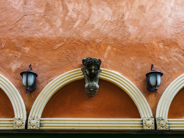 Pared de la casa de campo