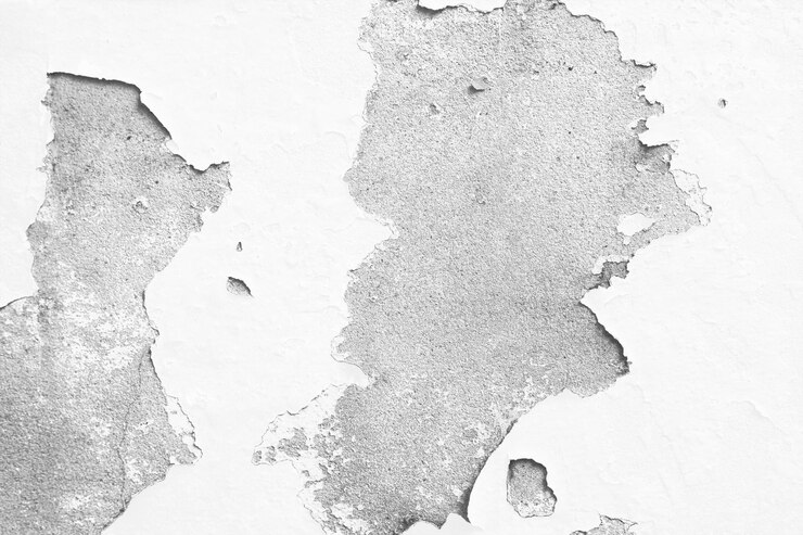Pared de cemento pelada con textura png fondo transparente