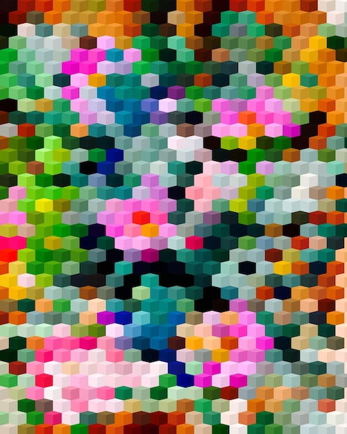 una pared colorida de plástico de color con un fondo colorido