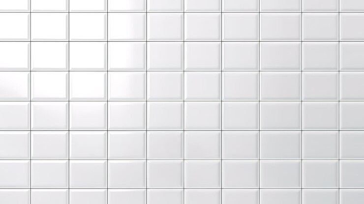 Pared de fondo de azulejos blancos con azulejos blancos para el interior de la cocina o el baño