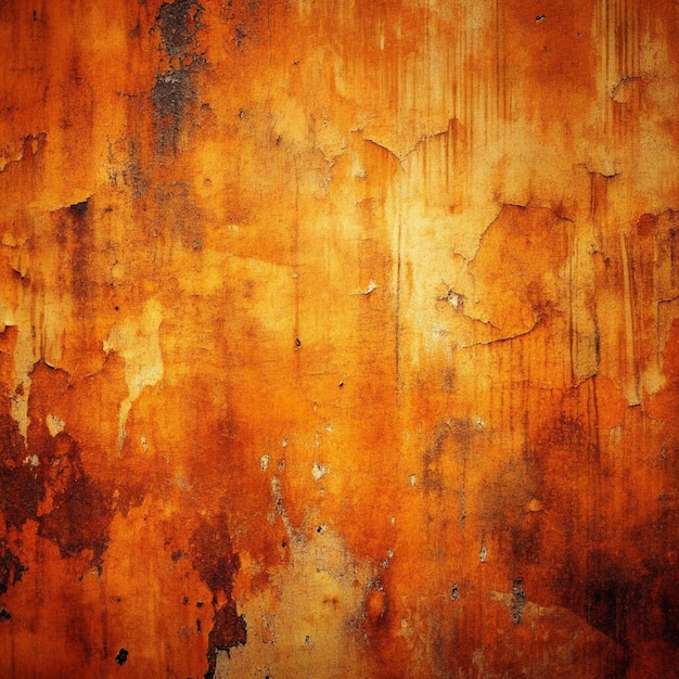 y pared grunge negra con fondo naranja de textura