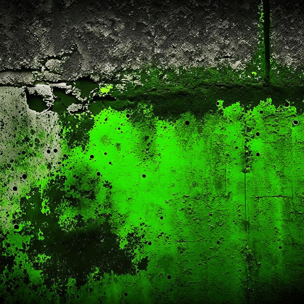 Foto pared de hormigón de cemento de textura verde oscura de fondo abstracto