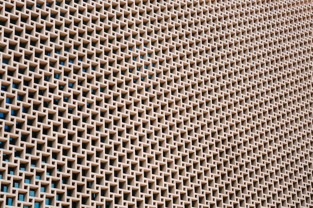 Foto pared de hormigón con diseño de patrón geométrico foto de stock