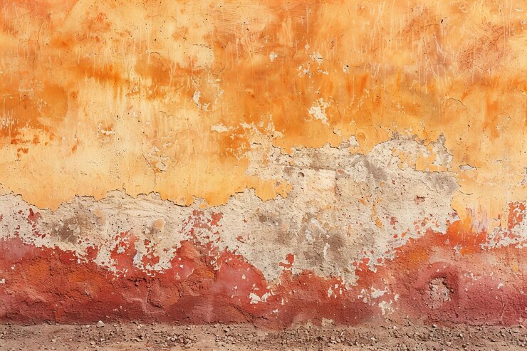 Pared de hormigón naranja de alta calidad y alta resolución