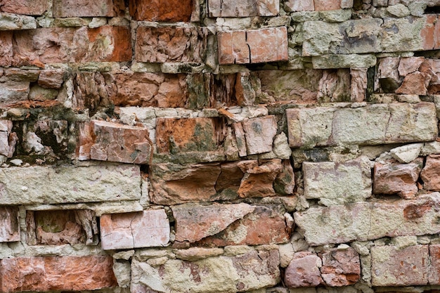 pared de ladrillo antiguo