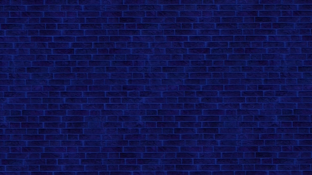 pared de ladrillo azul con un fondo azul oscuro