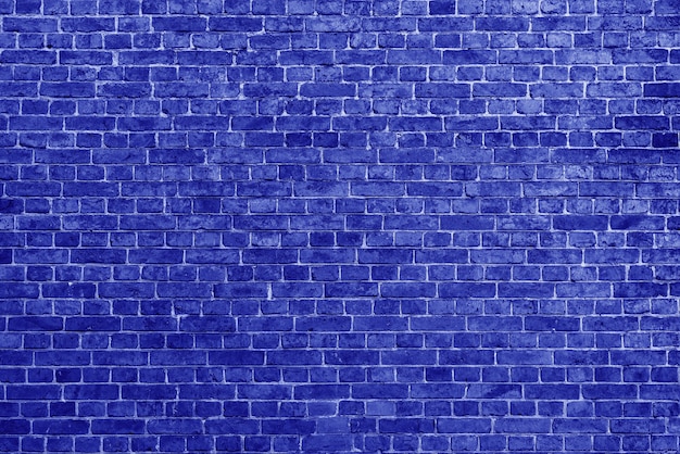 Foto pared de ladrillo azul