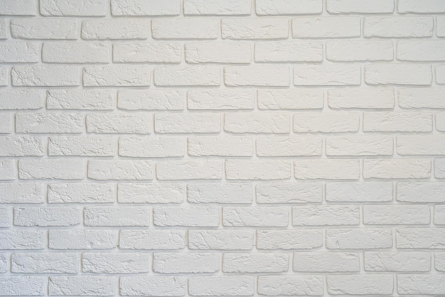 Pared de ladrillo blanco como fondo Textura moderna Diseño