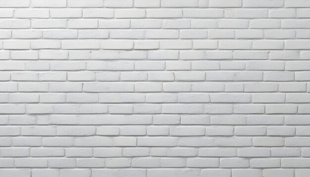 la pared de ladrillo blanco es un hermoso diseño de la pared del ladrillo