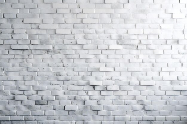 Una pared de ladrillo blanco con un fondo de ladrillo blanco