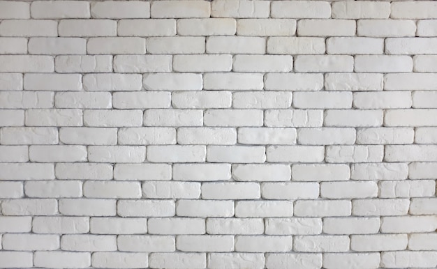 Pared de ladrillo blanco para el fondo de la textura.