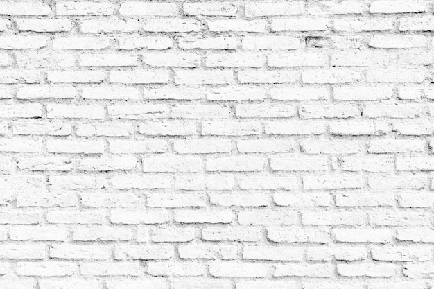 Pared de ladrillo blanco viejo Diseño de la textura. Vaciar ladrillo blanco de fondo para presentaciones y diseño web. Un montón de espacio para el texto Composición imagen de arte, sitio web, revista o gráfico para el diseño