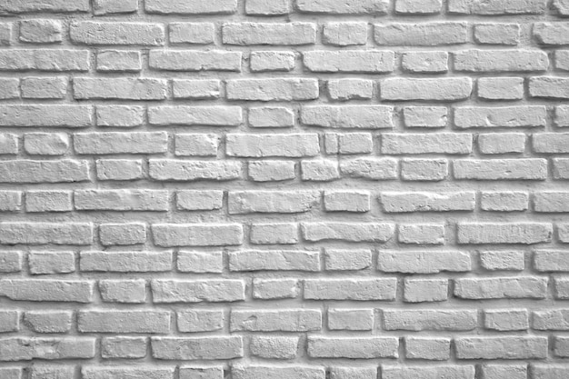 Pared de ladrillo de color blanco