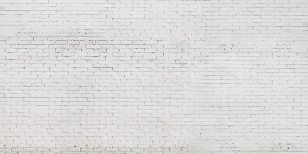 Pared de ladrillo de fondo antiguo blanco. Banner de pared o textura