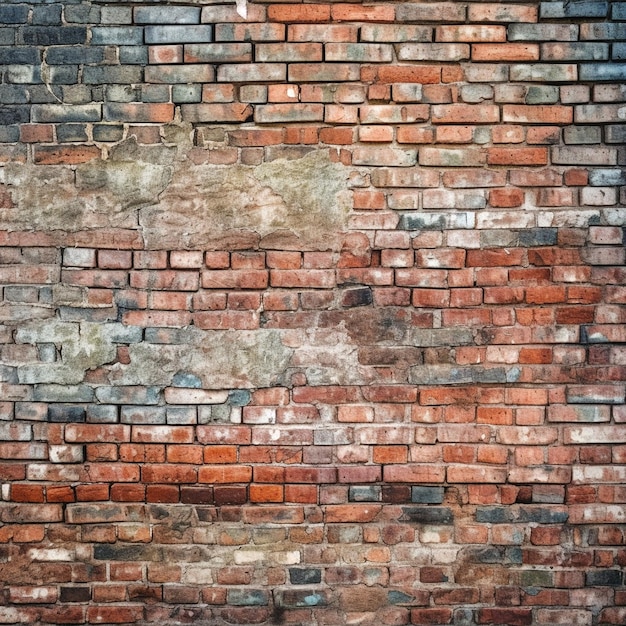 pared de ladrillo en el fondo