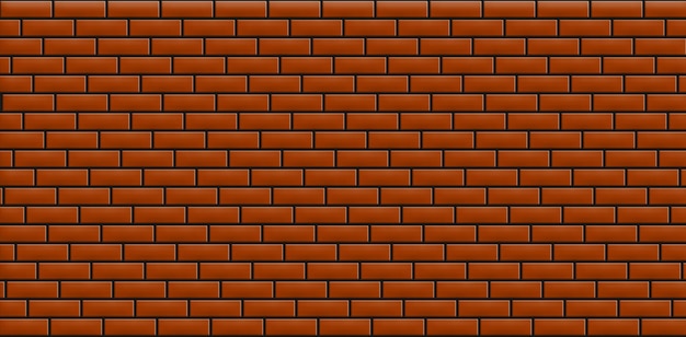 Pared de ladrillo rojo Fondo de ladrillo liso Un patrón del mismo material de la fachada