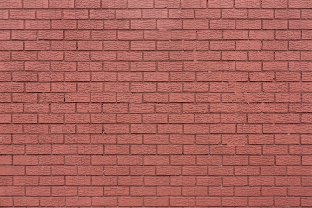 Pared de ladrillo rojo