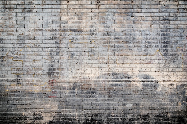 Pared de ladrillo viejo