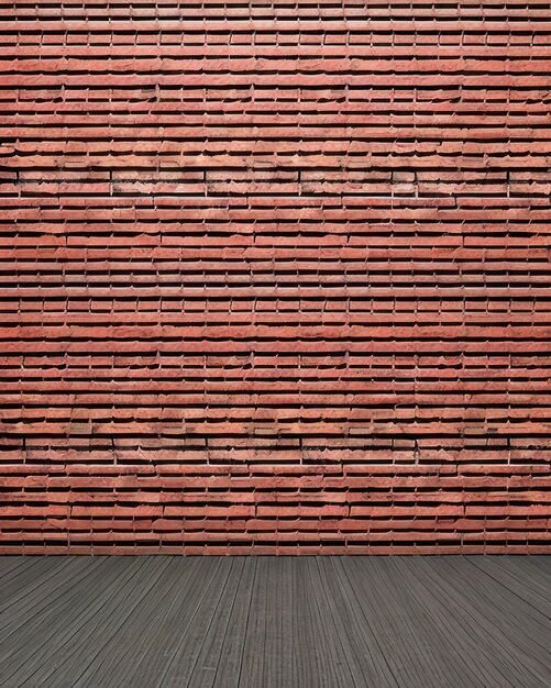 Una pared de ladrillos rojos con la palabra ladrillo