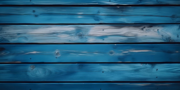 Una pared de madera azul con un tablón de madera que dice 'azul'.